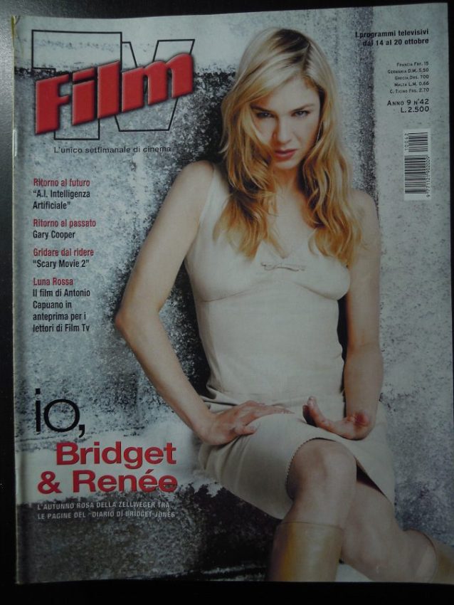 FILM TV magazine side cover Issue 42 14 October 2001
