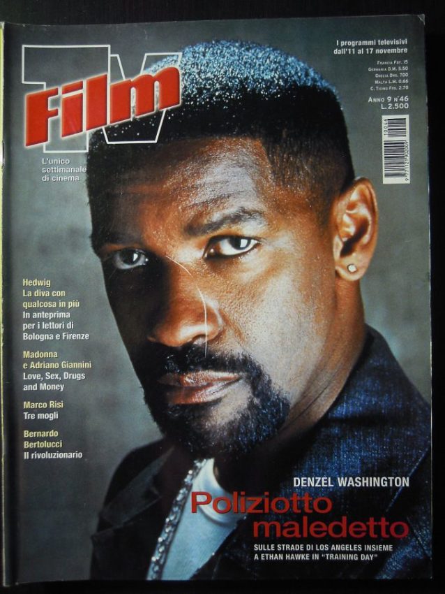 FILM TV magazine side cover Issue 46 11 November 2001