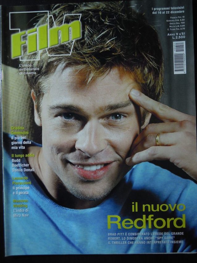 FILM TV magazine side cover Issue 51 16 December 2001