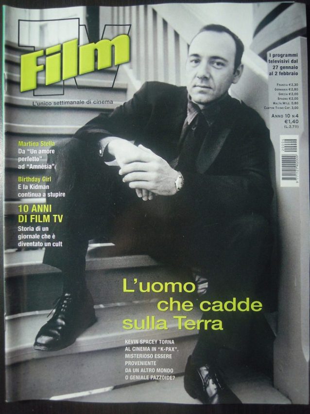 FILM TV magazine side cover Issue 4 27 January 2002