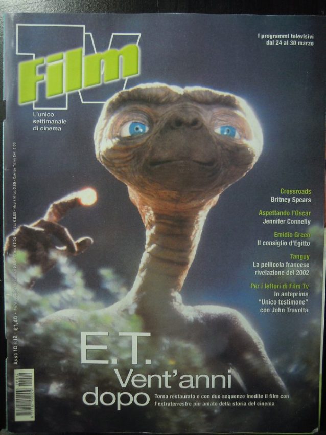 FILM TV magazine side cover Issue 12 24 March 2002
