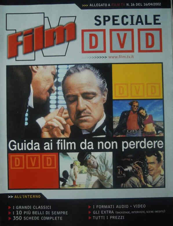 FILM TV magazine side cover  Special 16 April 2002