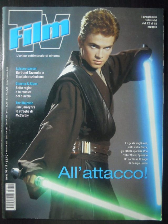 FILM TV magazine side cover Issue 19 12 May 2002