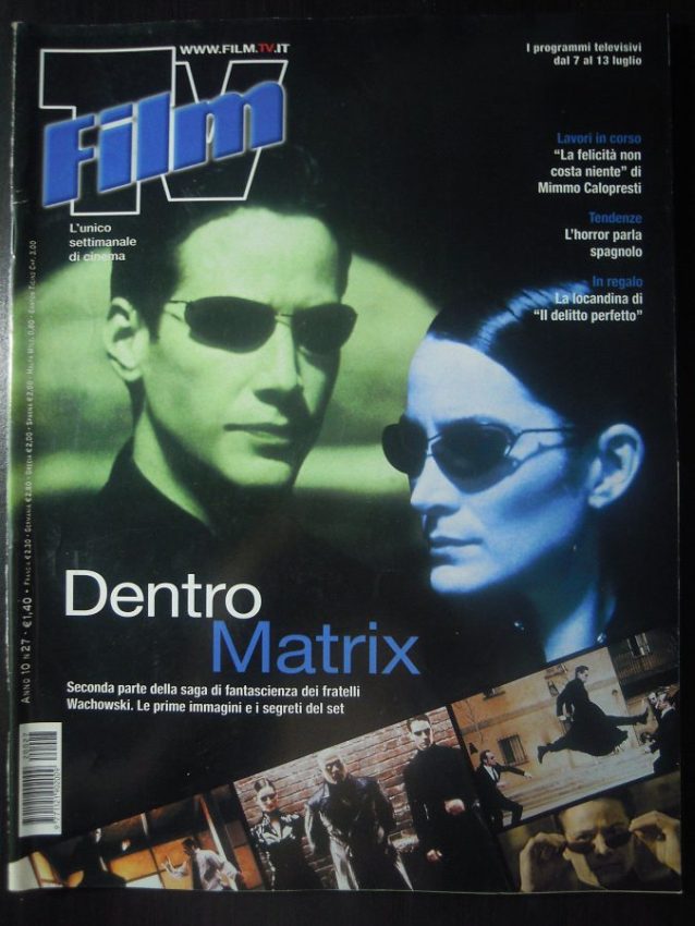 FILM TV magazine side cover Issue 27 7 July 2002