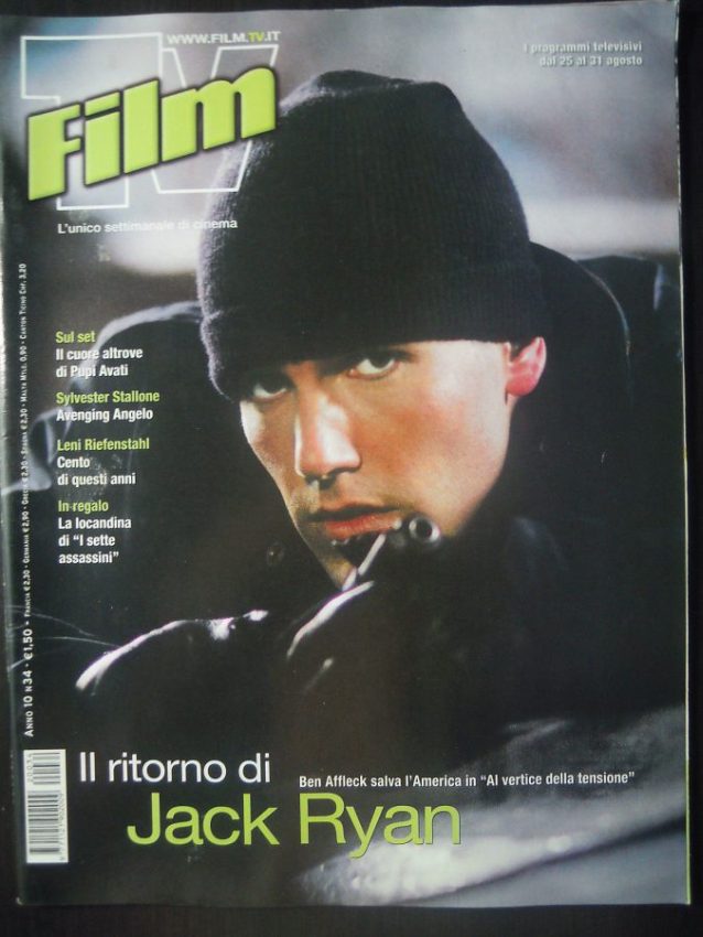 FILM TV magazine side cover Issue 34 25 August 2002