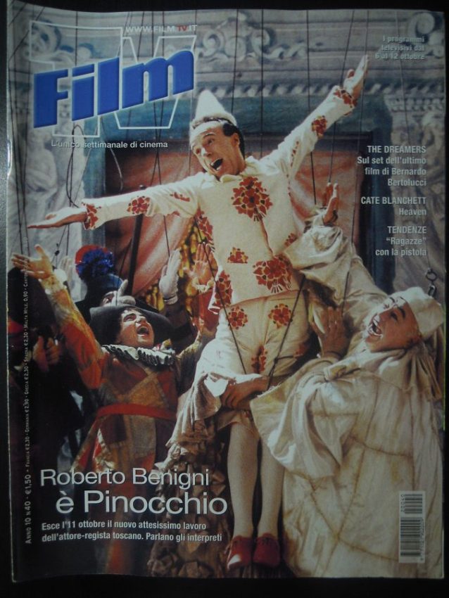 FILM TV magazine side cover Issue 40 6 October 2002