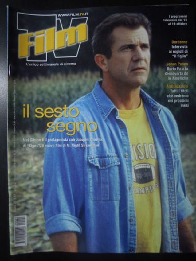 FILM TV magazine side cover Issue 41 13 October 2002