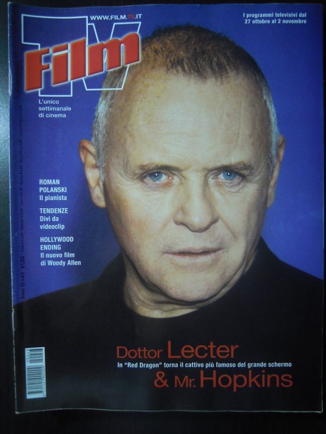 FILM TV magazine side cover Issue 43 27 October 2002