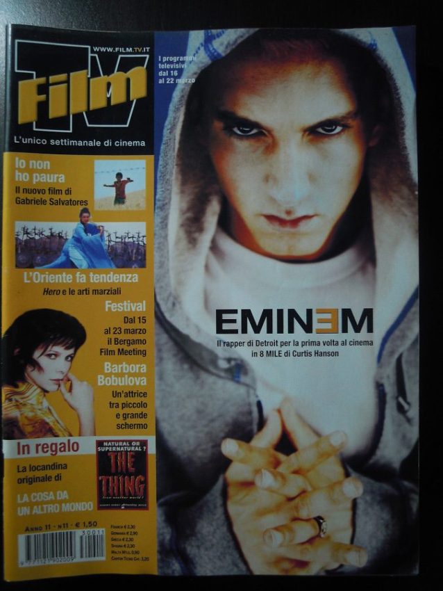 FILM TV magazine side cover Issue 11 16 March 2003