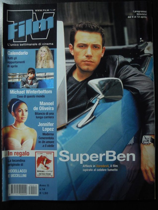 FILM TV magazine side cover Issue 14 6 April 2003