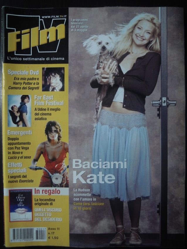 FILM TV magazine side cover Issue 17 27 April 2003