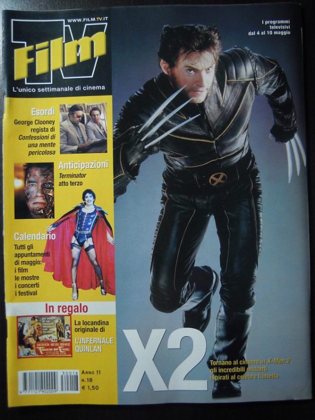 FILM TV magazine side cover Issue 18 4 May 2003