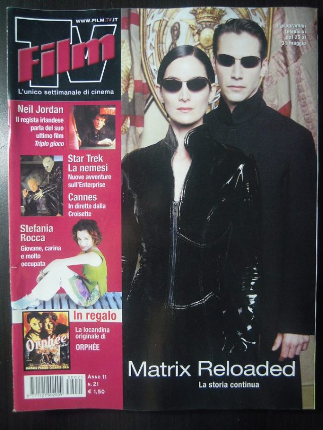 FILM TV magazine side cover Issue 21 25 May 2003
