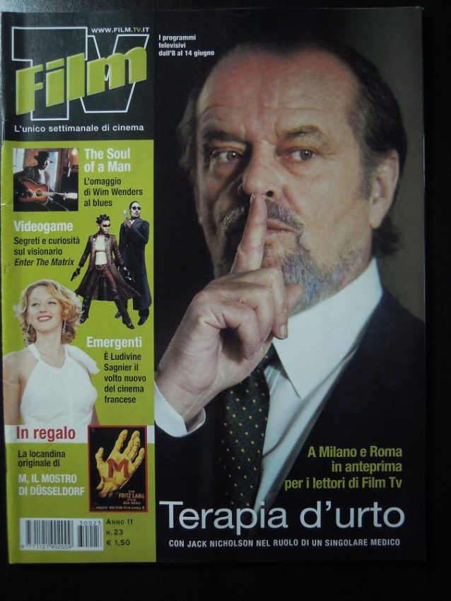 FILM TV magazine side cover Issue 23 8 June 2003