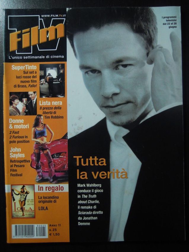 FILM TV magazine side cover Issue 25 22 June 2003
