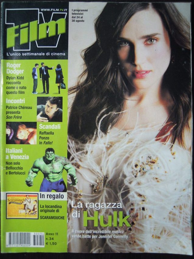 FILM TV magazine side cover Issue 34 24 August 2003
