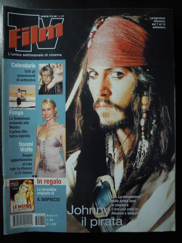 FILM TV magazine side cover Issue 36 7 September 2003