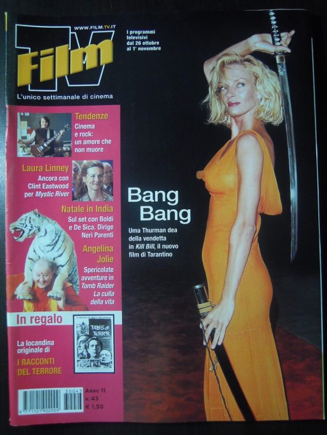 FILM TV magazine side cover Issue 43 26 October 2003