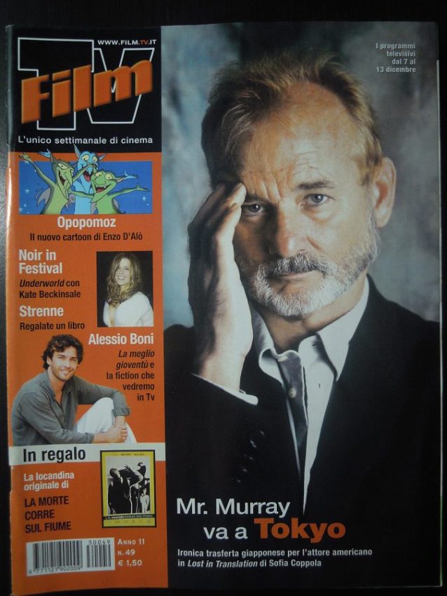 FILM TV magazine side cover Issue 49 7 December 2003