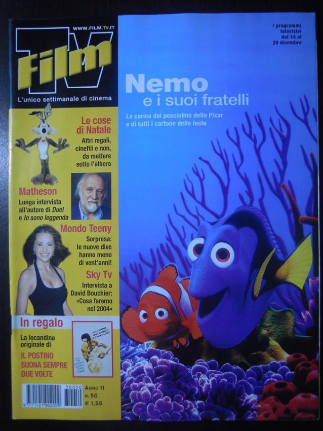FILM TV magazine side cover Issue 50 14 December 2003
