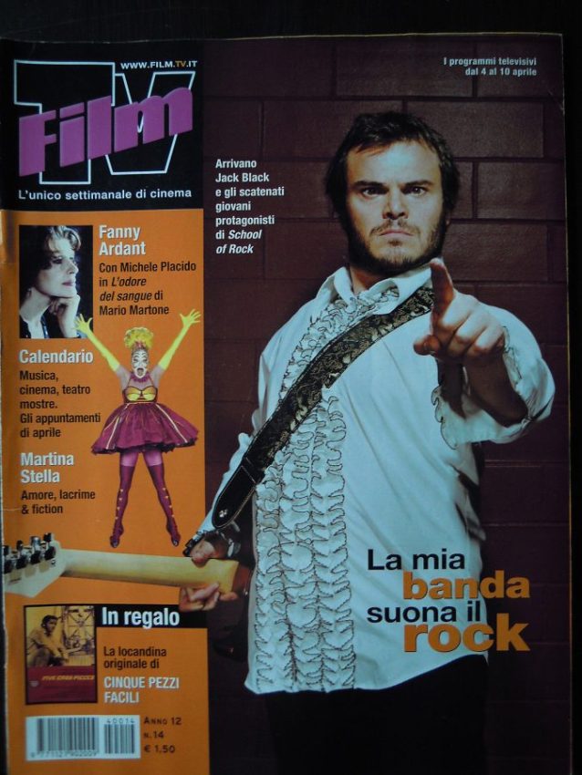 FILM TV magazine side cover Issue 14 4 April 2004