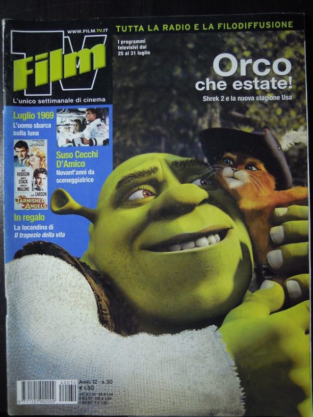 FILM TV magazine side cover Issue 30 25 July 2004