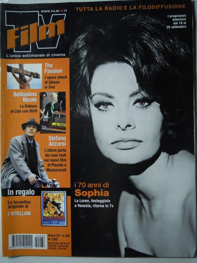 FILM TV magazine side cover Issue 38 19 September 2004