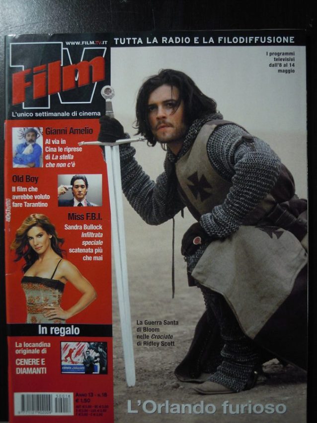 FILM TV magazine side cover Issue 18 8 May 2005