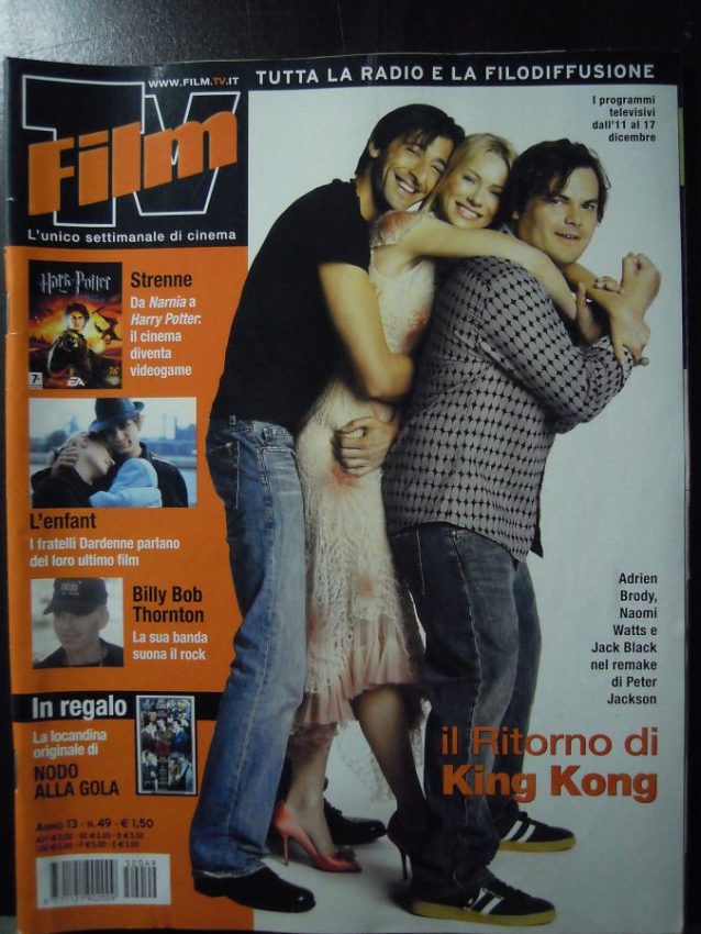 FILM TV magazine side cover Issue 49 11 December 2005
