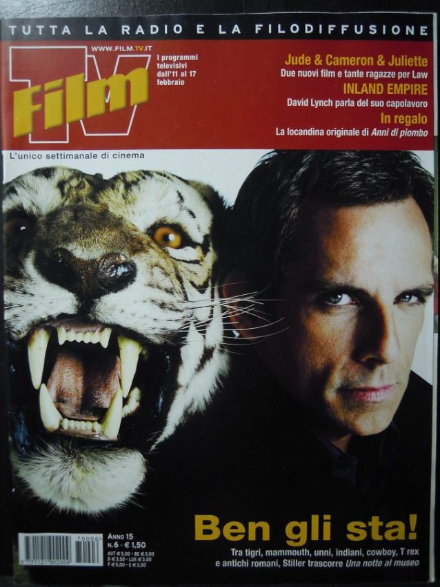 FILM TV magazine side cover Issue 6 11 February 2007