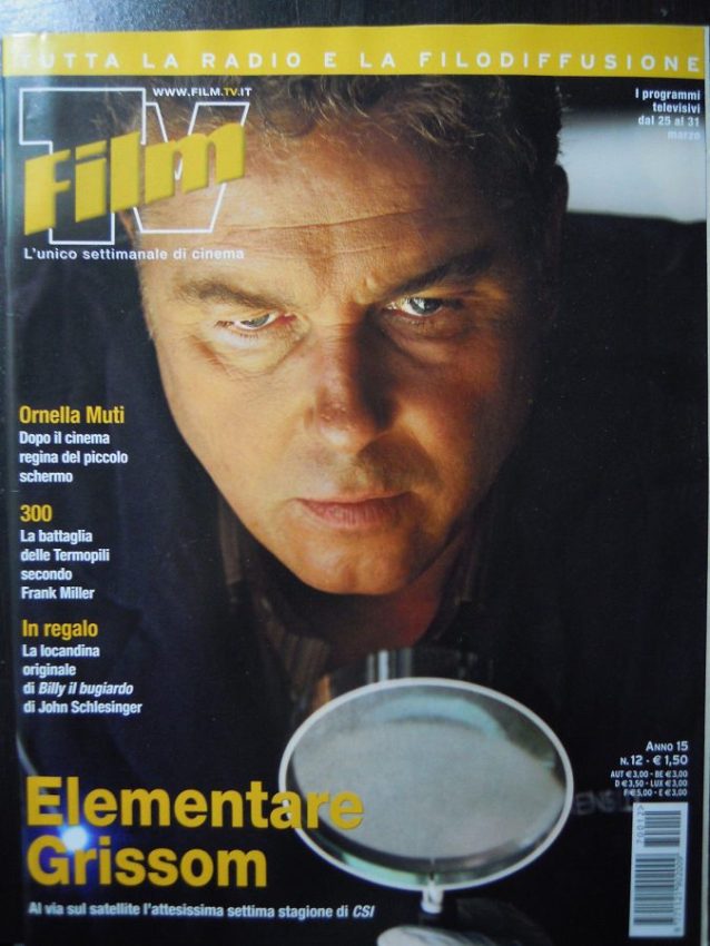 FILM TV magazine side cover Issue 12 25 March 2007