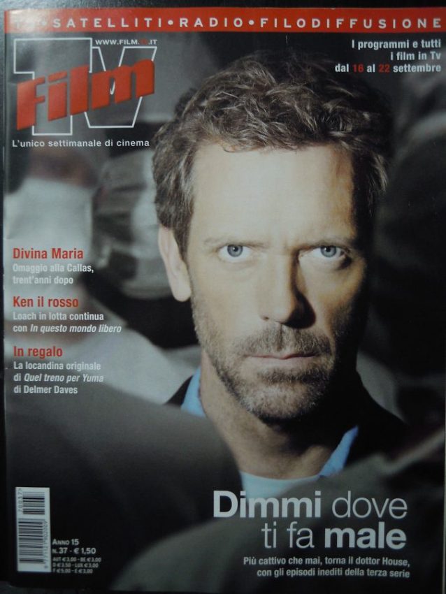 FILM TV magazine side cover Issue 37 16 September 2007