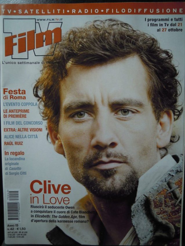 FILM TV magazine side cover Issue 42 21 October 2007