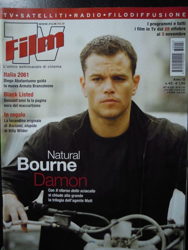 FILM TV magazine side cover Issue 43 28 October 2007