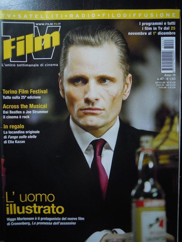 FILM TV magazine side cover Issue 47 25 November 2007