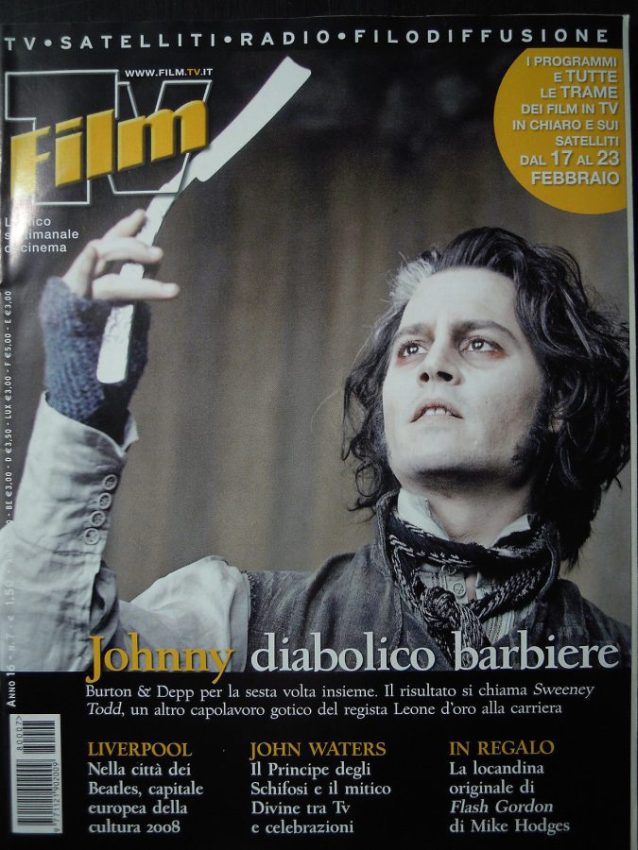 FILM TV magazine side cover Issue 7 17 February 2008