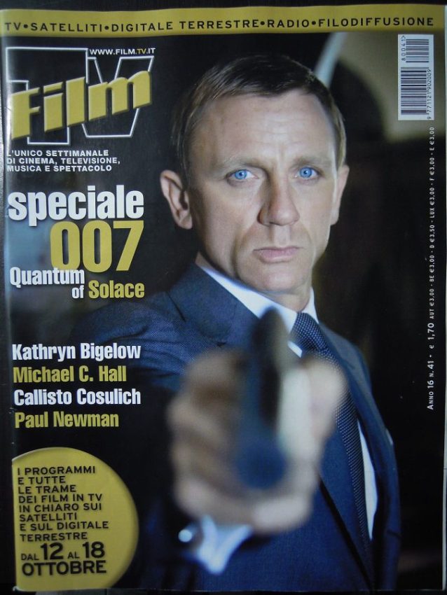 FILM TV magazine side cover Issue 41 12 October 2008