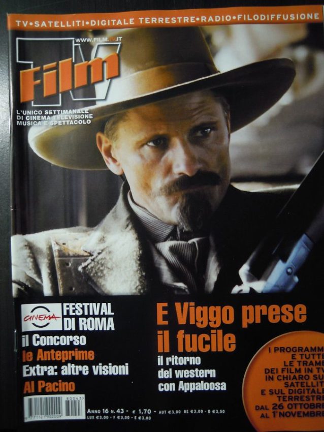 FILM TV magazine side cover Issue 43 26 October 2008