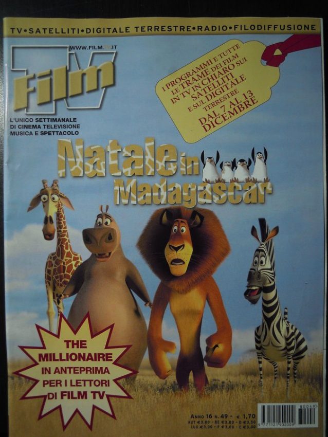 FILM TV magazine side cover Issue 49 7 December 2008