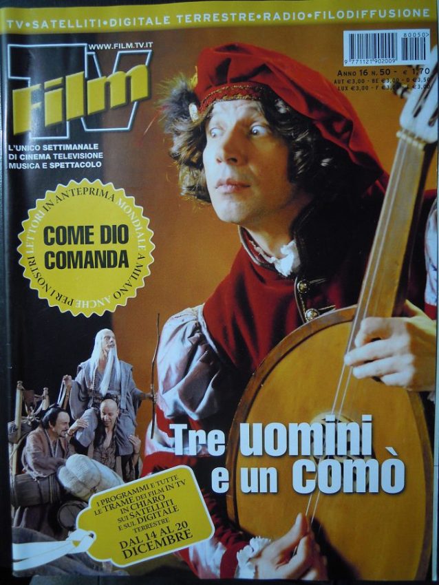 FILM TV magazine side cover Issue 50 14 December 2008