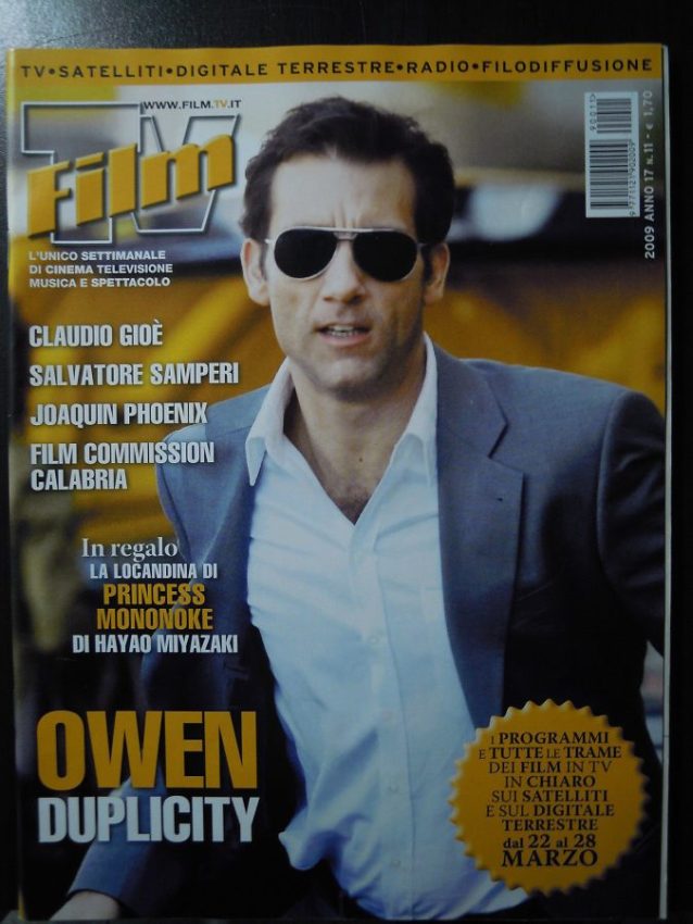 FILM TV magazine side cover Issue 11 22 March 2009