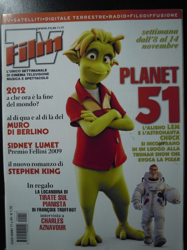 FILM TV magazine side cover Issue 44 8 November 2009