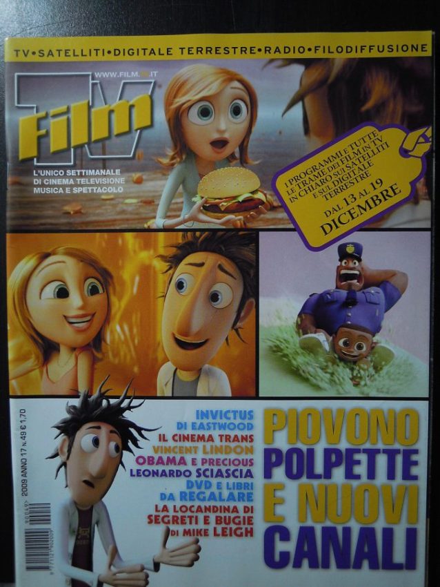 FILM TV magazine side cover Issue 49 13 December 2009