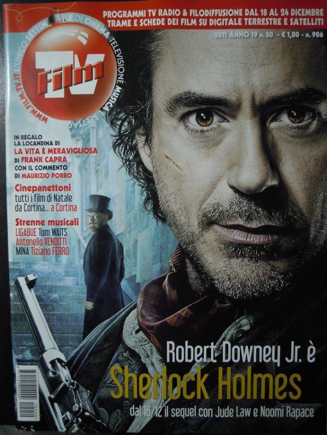 FILM TV magazine side cover Issue 50 18 December 2011