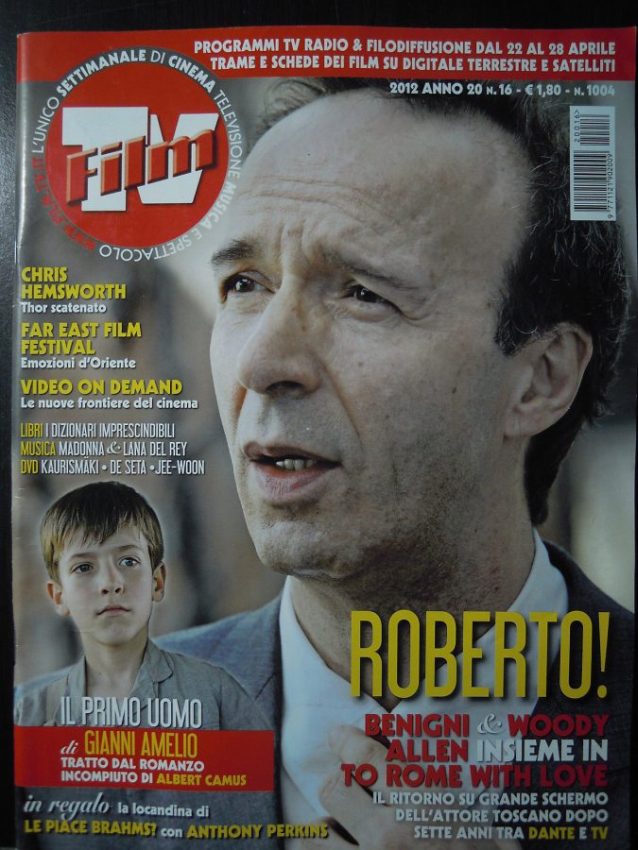 FILM TV magazine side cover Issue 16 22 April 2012