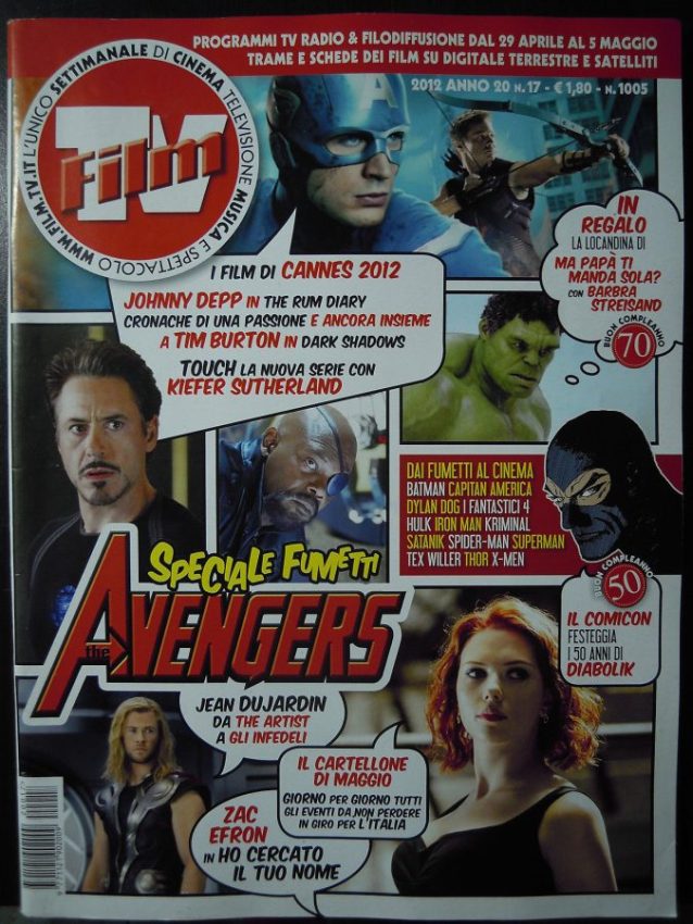 FILM TV magazine side cover Issue 17 29 April 2012