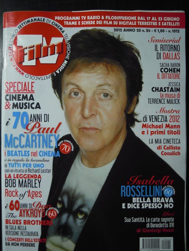 FILM TV magazine side cover Issue 24 17 June 2012