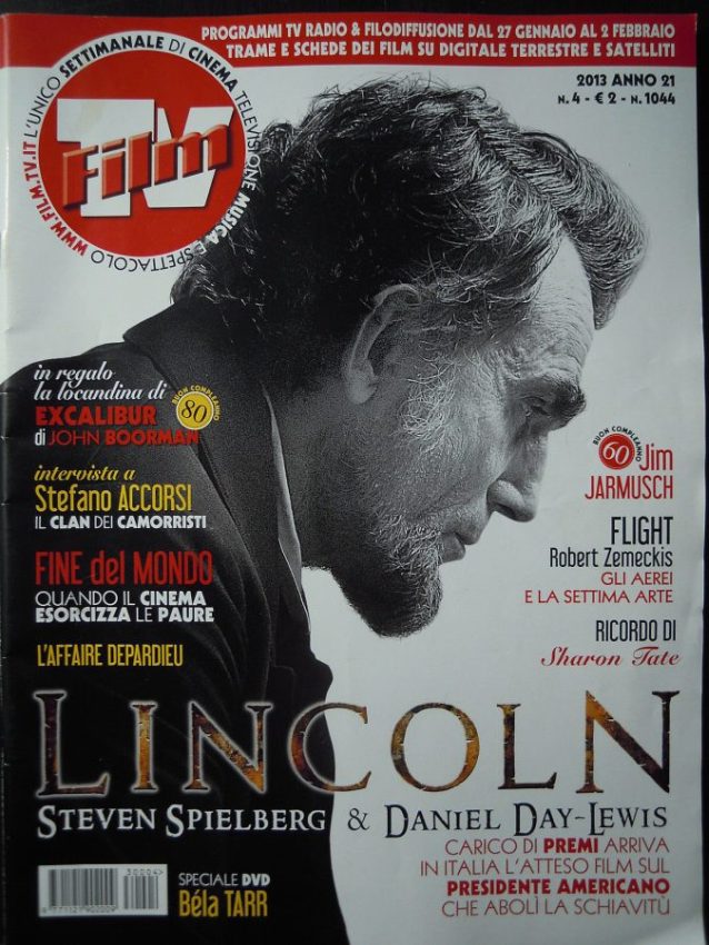 FILM TV magazine side cover Issue 4 27 January 2013
