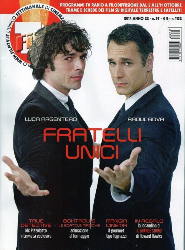 FILM TV magazine side cover Issue 39 5 October 2014