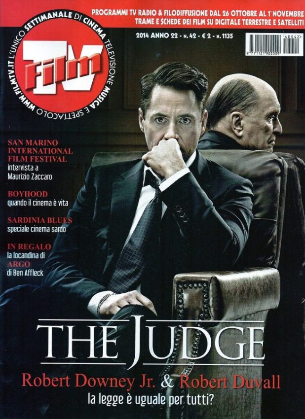 FILM TV magazine side cover Issue 42 26 October 2014